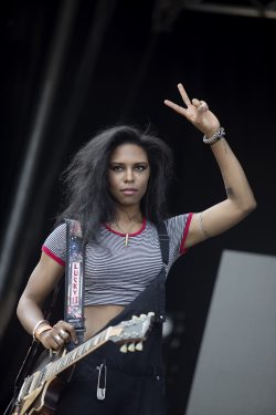 Troi Irons On Stage at Afropunk/ photo by Kyra Kverno