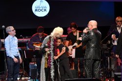 David Wish, Christine Ohlman, Paul Shaffer, Will Lee/ photo by Mike Coppola / courtesy of Getty Images/ BWR Public Relations