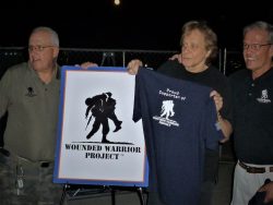 Eddie Money With Some of The Wounded Warriors / photo © 2010 by Howard B. Leibowitz /B.L.Howard Productions