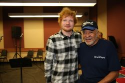Ed Sheeran and Bill Withers /photo by Al Pereira