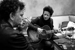 Willie Nile and Mickey Raphael / photo © by Jeff Fasano