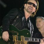 U2's Bono Performs at Brooklyn Bridge Park