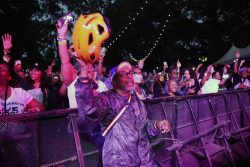 Spike Lee at Club Quarantine / photo by Al Pereira