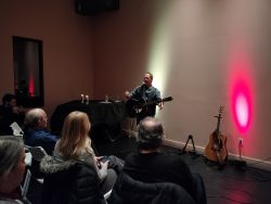 Paul Sachs Performs at The Brookyln Art Haus / photo by Briana Lowe